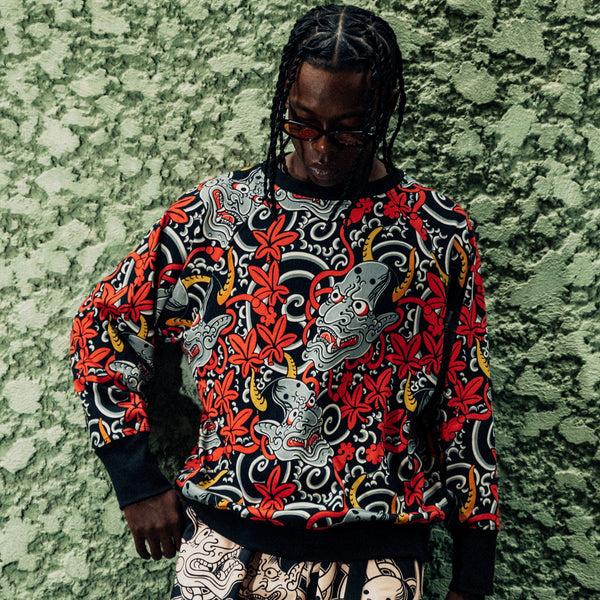 Guy Le Tattooer Hannya Light Sweatshirt