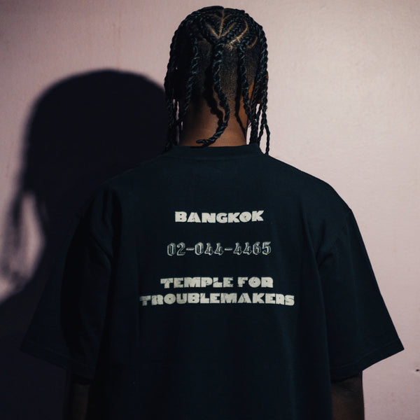 Loco Mosquito Cracked Logo T-Shirt (black)