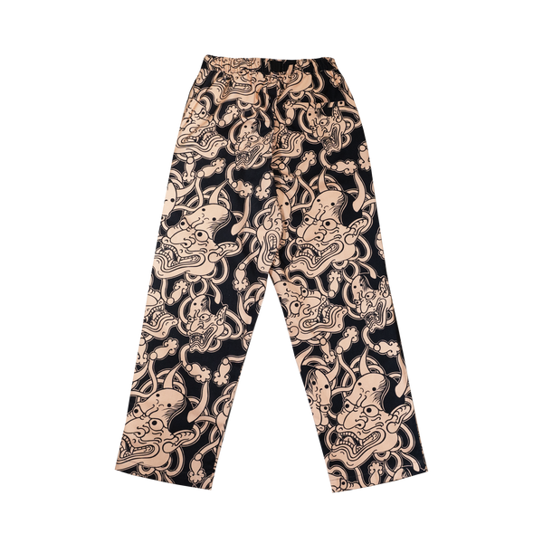 Guy Le Tattooer Hannya Belted Trousers