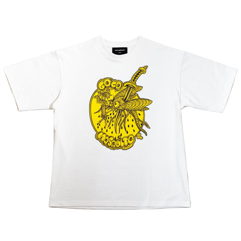 Loco Mosquito Cracked Logo T-Shirt (yellow)