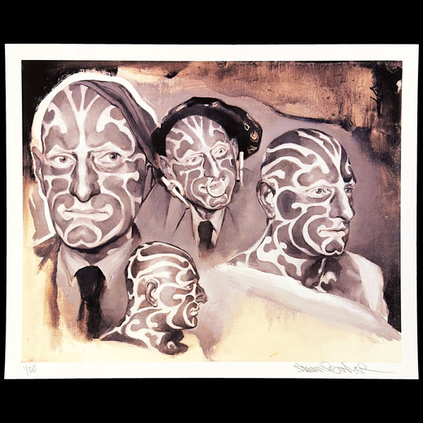 Giclee Print - The Great Omi (Horace Ridler) Study, 4 Views