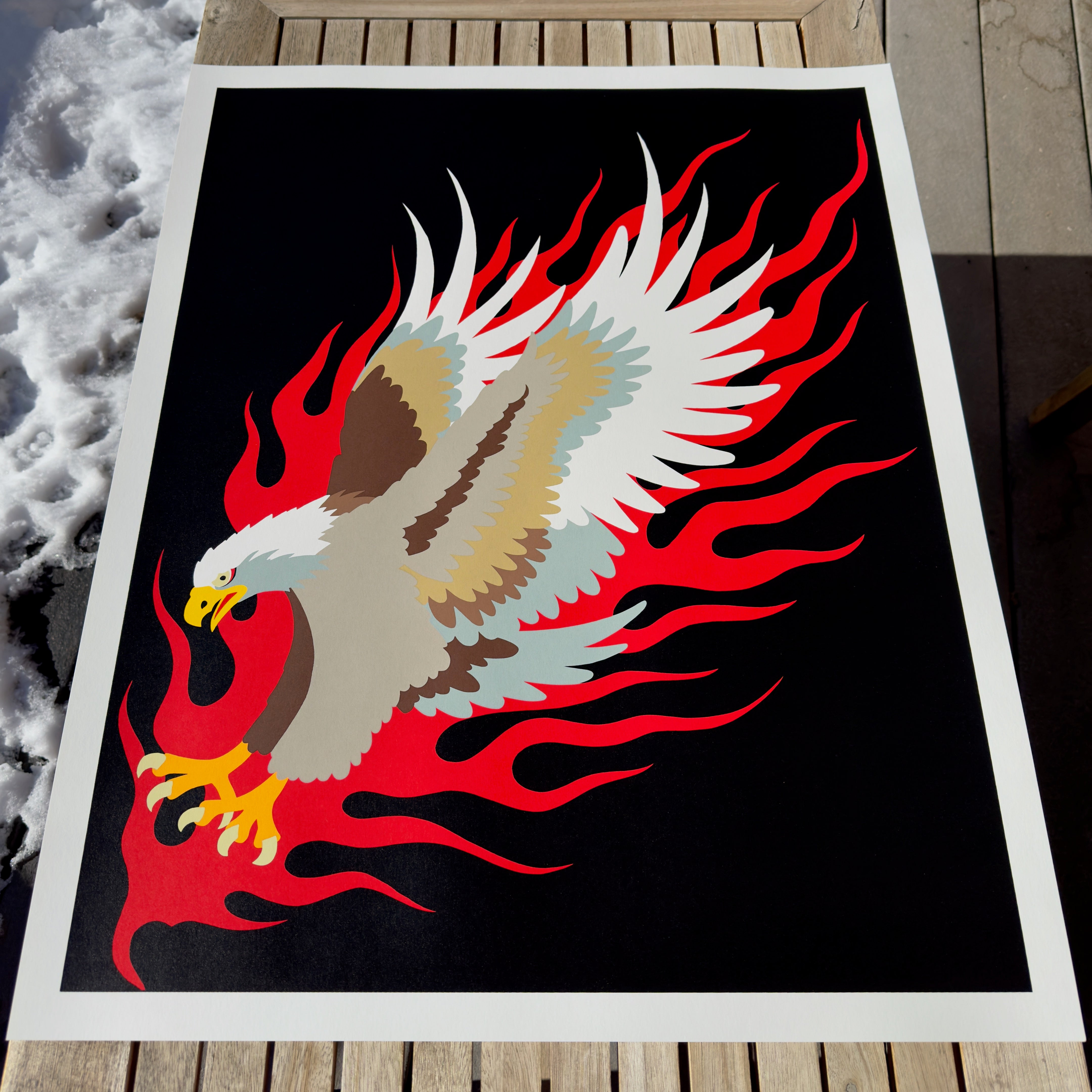 Jay Roder Fire Art Fire in the Sky