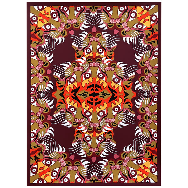 Untitled (tiger screenprint)