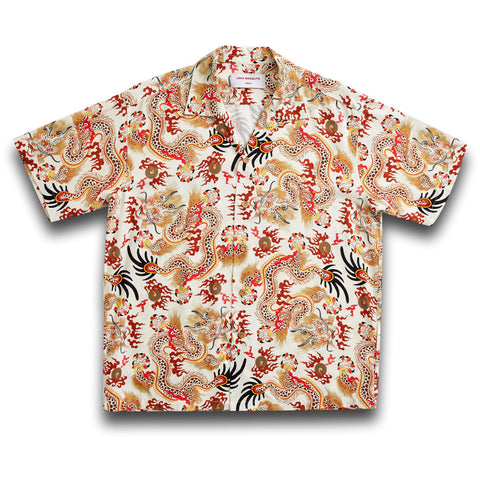 108 Dragons Short Sleeve Shirt (off-white/multi)